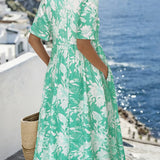 Isla™ | Bohemian Coastal Midi Dress