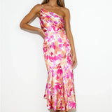 Eliza - One-Shoulder Midi Dress