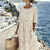 Amelie™ | Paisley Breeze Midi Dress