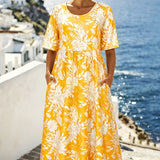 Isla™ | Bohemian Coastal Midi Dress