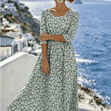 Sienna™ | Elegant Floral Midi Dress