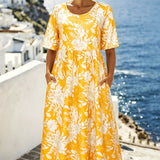 Isla™ | Bohemian Coastal Midi Dress