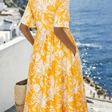 Isla™ | Bohemian Coastal Midi Dress