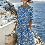 Grace™ - Elegant Floral Summer Midi Dress