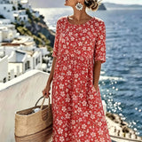 Scarlett™ | Blossom Breeze Midi Dress