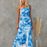 Xanthe - Pleated Summer Maxi Dress