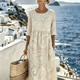 Amelie™ | Paisley Breeze Midi Dress